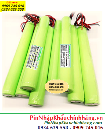 Pin sạc 6v-C2500mAh, Pin sạc NiMh 6v-C2500mAh, Pin GREPOW 6v-C2500mAh chính hãng 